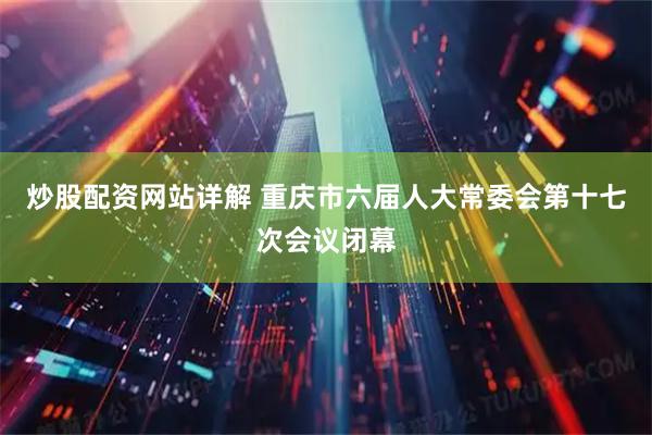 炒股配资网站详解 重庆市六届人大常委会第十七次会议闭幕